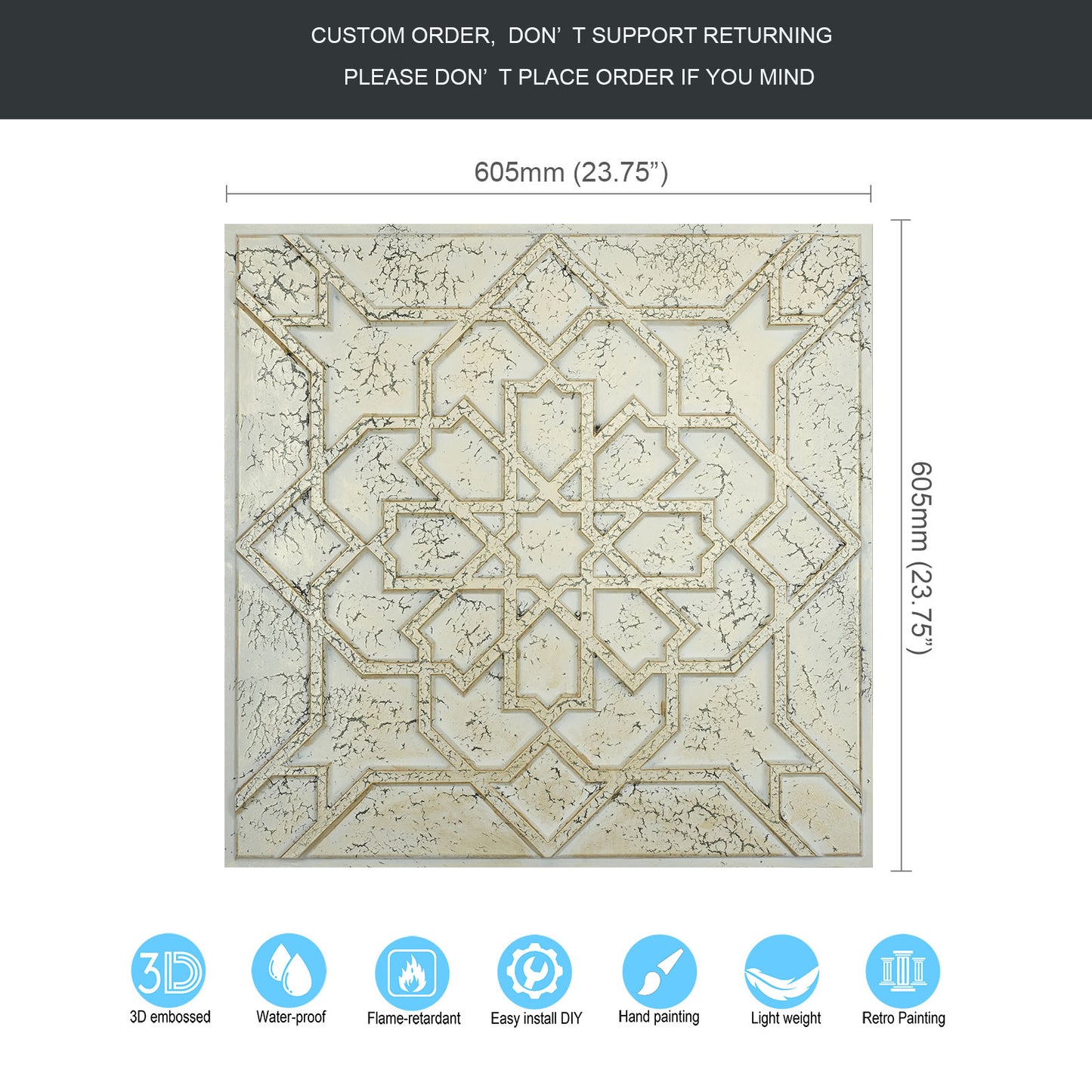 10tiles/lot Drop-In Tin Ceiling Tiles for Restaurants, Bars, Nightclub, Barbers,beauty salon ceiling panelsPL85