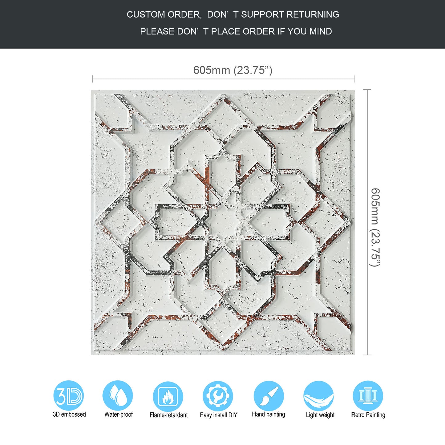 10tiles/lot Drop-In Tin Ceiling Tiles for Restaurants, Bars, Nightclub, Barbers,beauty salon ceiling panelsPL85