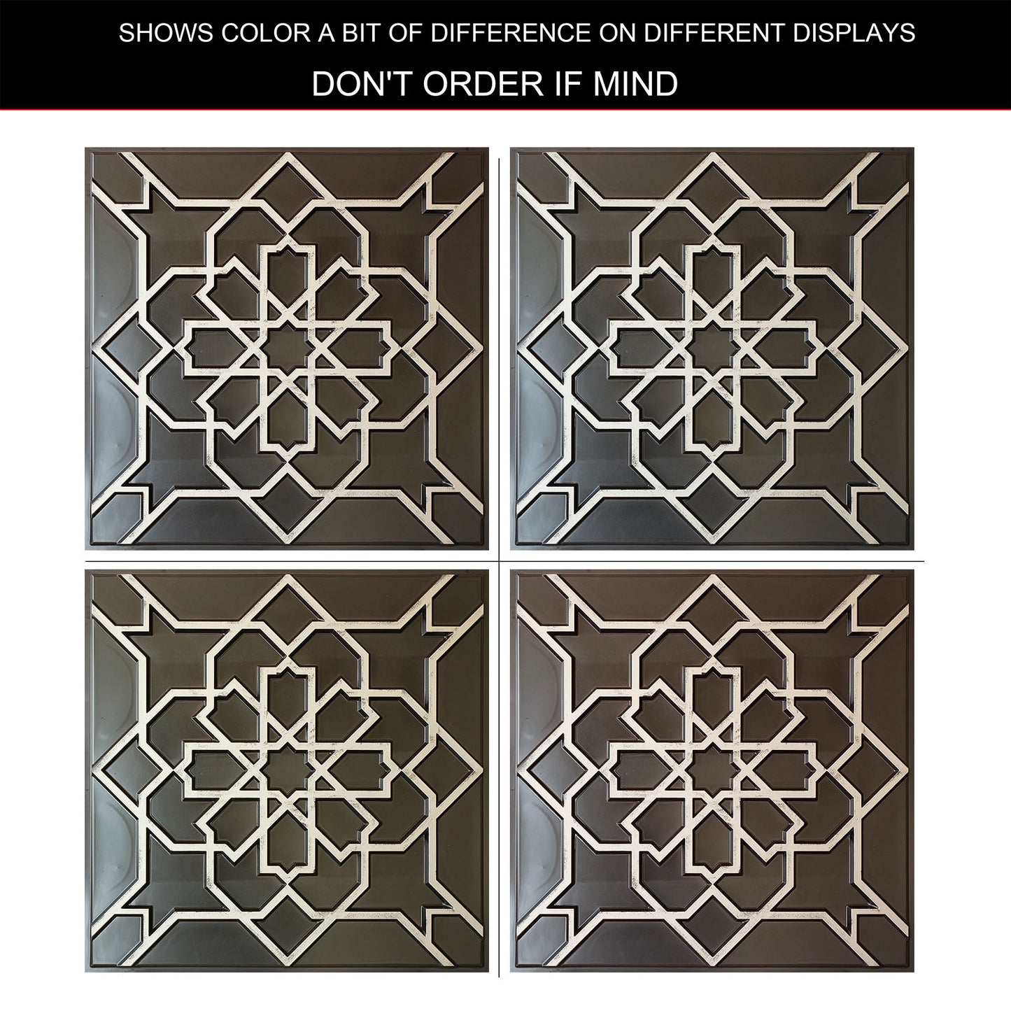 10tiles/lot Drop-In faux Tin Ceiling Tiles copper color for Bars, Nightclub, Barbers,beauty salon ceiling panelsPL85