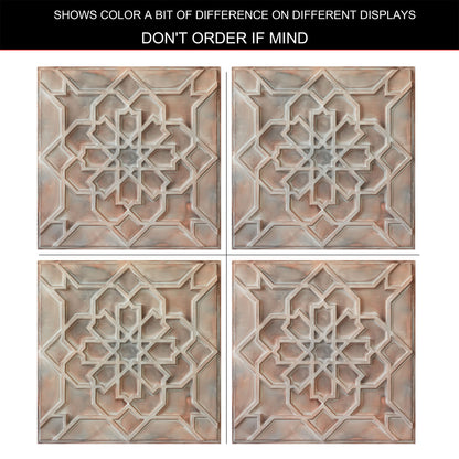 10tiles/lot suspended faux tin Ceiling Tiles for Bars, Nightclub, Barbers,beauty salon homeimporve ceiling panelsPL85