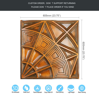 10tiles/lot 3D Decorative Ceiling Tiles for Trendy Restaurants, Bars and Creative Cafés PL86