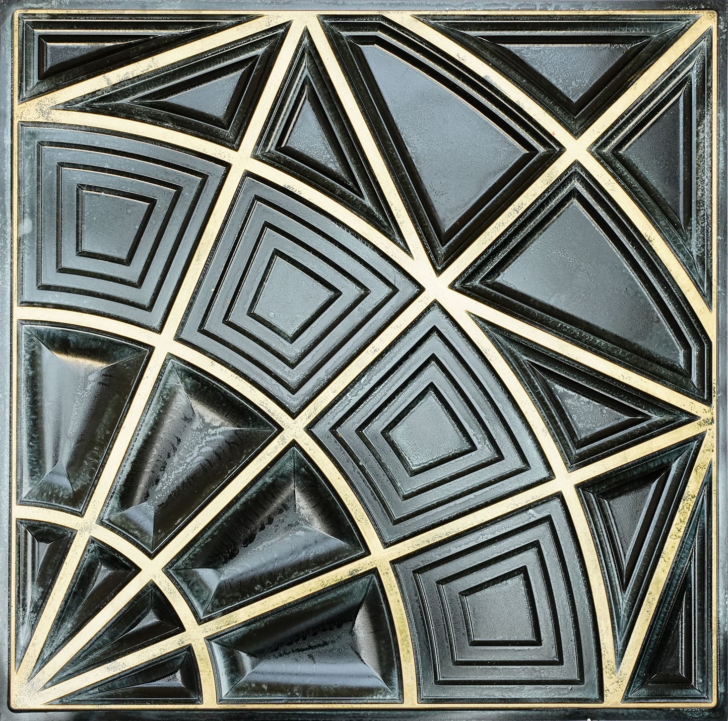 10tiles/lot Retro-Style Tin Ceiling Tiles for Unique Restaurants, Bars and Boutique Stores PL86
