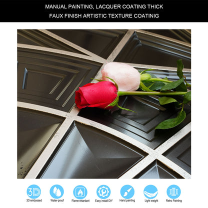 10tiles/lot Retro-Style Tin Ceiling Tiles for Unique Restaurants, Bars and Boutique Stores PL86