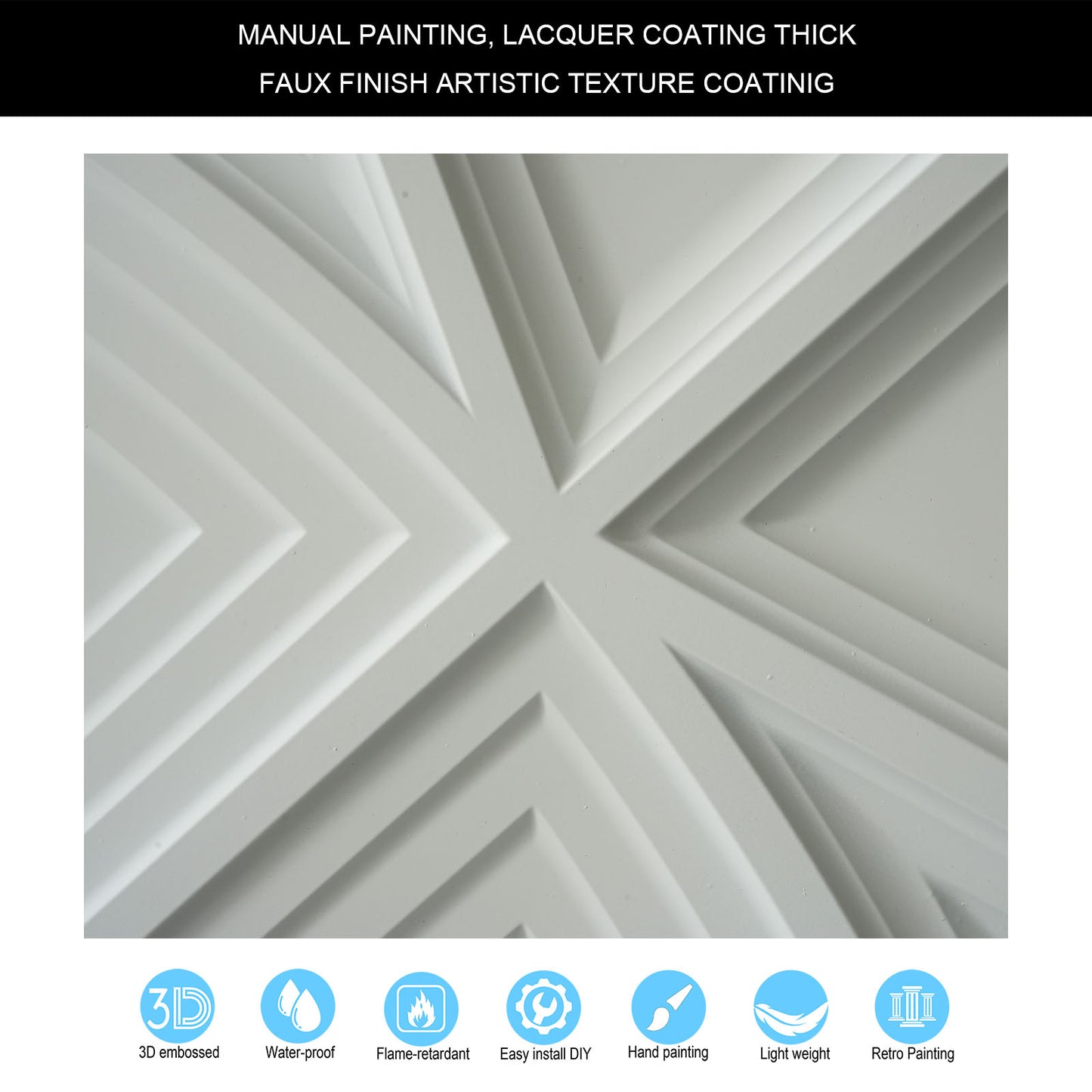 10tiles/lot Vintage Antique Ceiling Tiles for Heritage Hotels, Inns and Classic Restaurants PL86