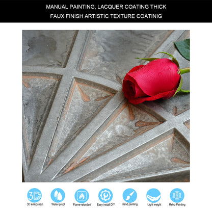 10tiles/lot Vintage Antique Ceiling Tiles for Heritage Hotels, Inns and Classic Restaurants PL86