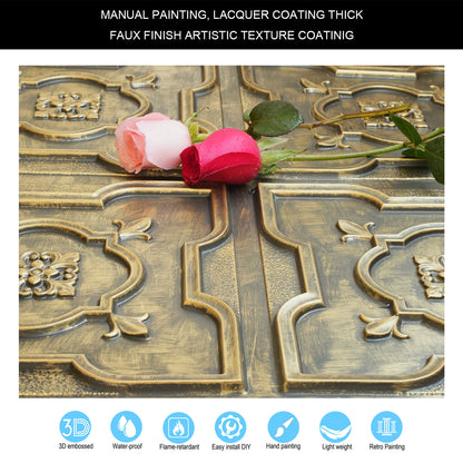 10tiles/lot Metallic Ceiling Tiles for Stylish Bars, Clubs, Restaurants and Social Spaces PL87