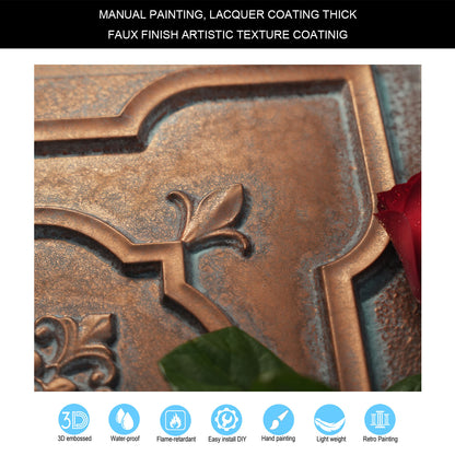 10tiles/lot Distressed Ceiling Tiles for Craft Studios, Retro Cafés and Industrial Design Rooms PL87