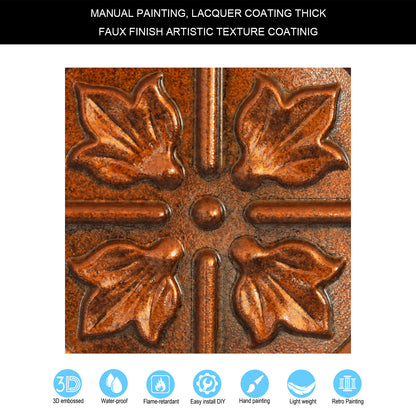 10tiles/lot Aged Decorative Ceiling Panels for Rustic Inns, Guesthouses and Boutique Hotels PLB10