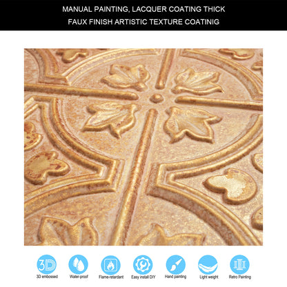 10tiles/lot Aged Decorative Ceiling Panels for Rustic Inns, Guesthouses and Boutique Hotels PLB10