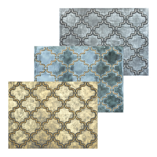 10tiles/lot 3D Faux Metal Ceiling Tiles for Stylish Bars, Clubs and Trendy Restaurants PLB28