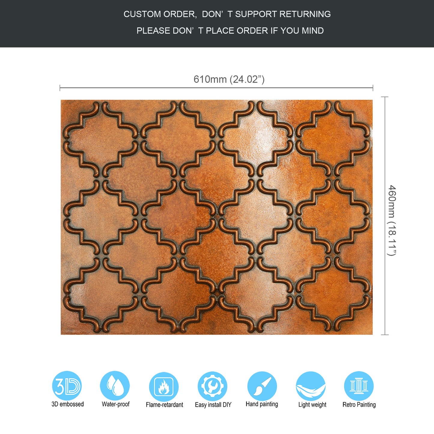 10tiles/lot Aged Decorative Ceiling Panels for Rustic Inns, Guesthouses and Boutique Hotels PLB28