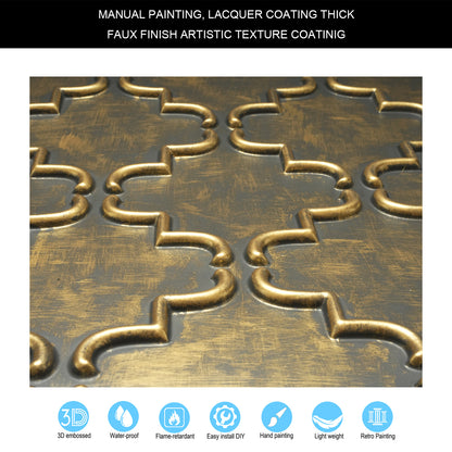 10tiles/lot 3D Faux Metal Ceiling Tiles for Stylish Bars, Clubs and Trendy Restaurants PLB28