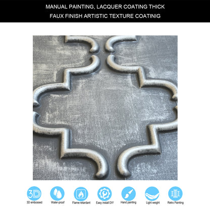 10tiles/lot 3D Faux Metal Ceiling Tiles for Stylish Bars, Clubs and Trendy Restaurants PLB28