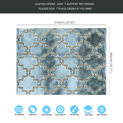 10tiles/lot 3D Faux Metal Ceiling Tiles for Stylish Bars, Clubs and Trendy Restaurants PLB28