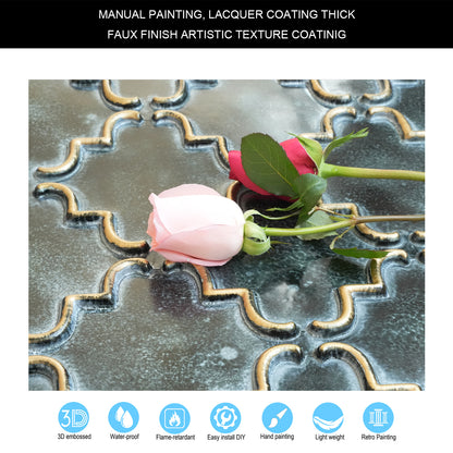 10tiles/lot 3D Faux Metal Ceiling Tiles for Stylish Bars, Clubs and Trendy Restaurants PLB28