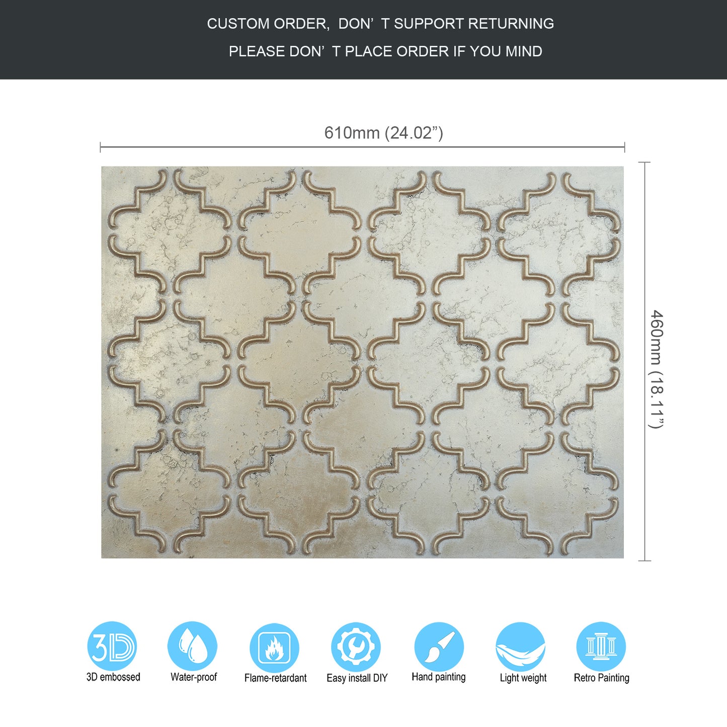 10tiles/lot Aged Decorative Ceiling Panels for Rustic Inns, Guesthouses and Boutique Hotels PLB28