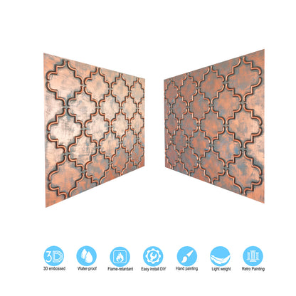 10tiles/lot Aged Decorative Ceiling Panels for Rustic Inns, Guesthouses and Boutique Hotels PLB28