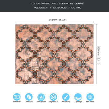 10tiles/lot Aged Decorative Ceiling Panels for Rustic Inns, Guesthouses and Boutique Hotels PLB28