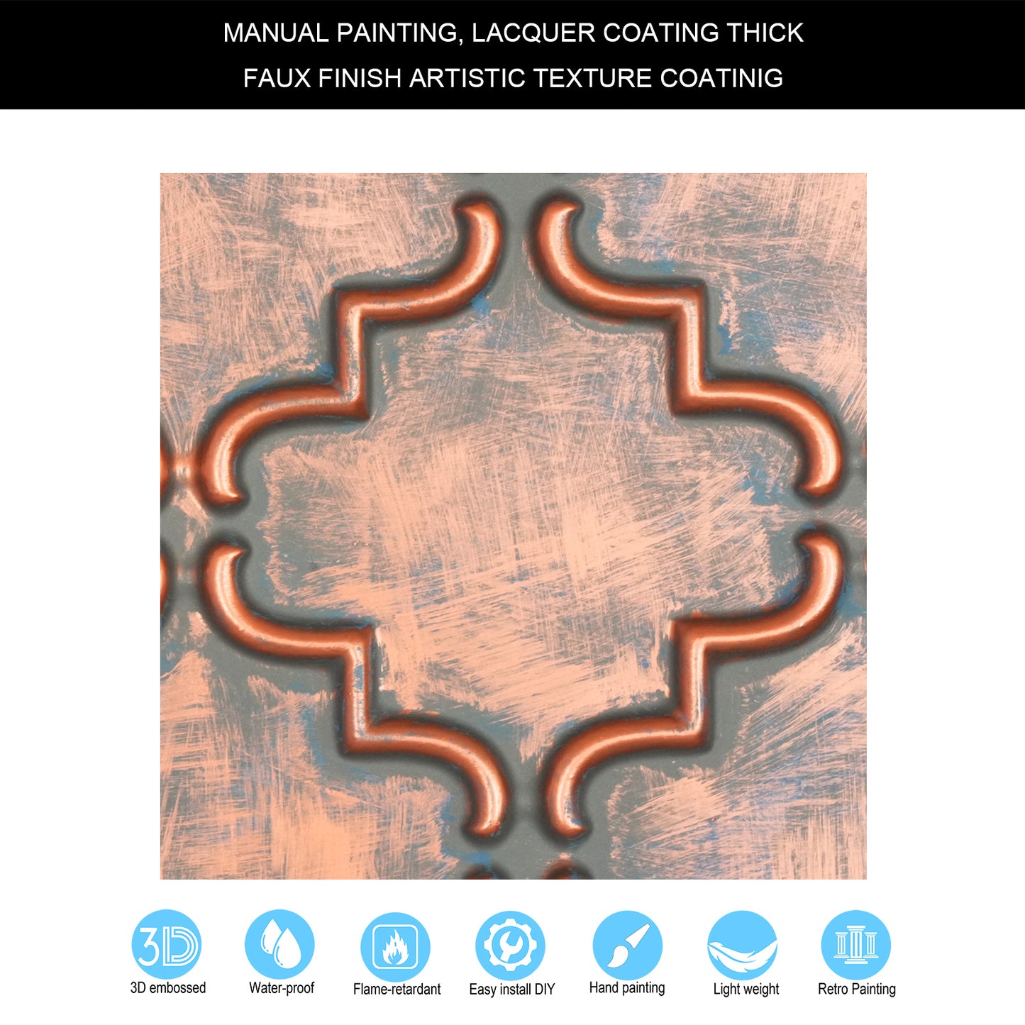 10tiles/lot Aged Decorative Ceiling Panels for Rustic Inns, Guesthouses and Boutique Hotels PLB28