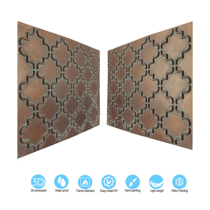 10tiles/lot Aged Decorative Ceiling Panels for Rustic Inns, Guesthouses and Boutique Hotels PLB28