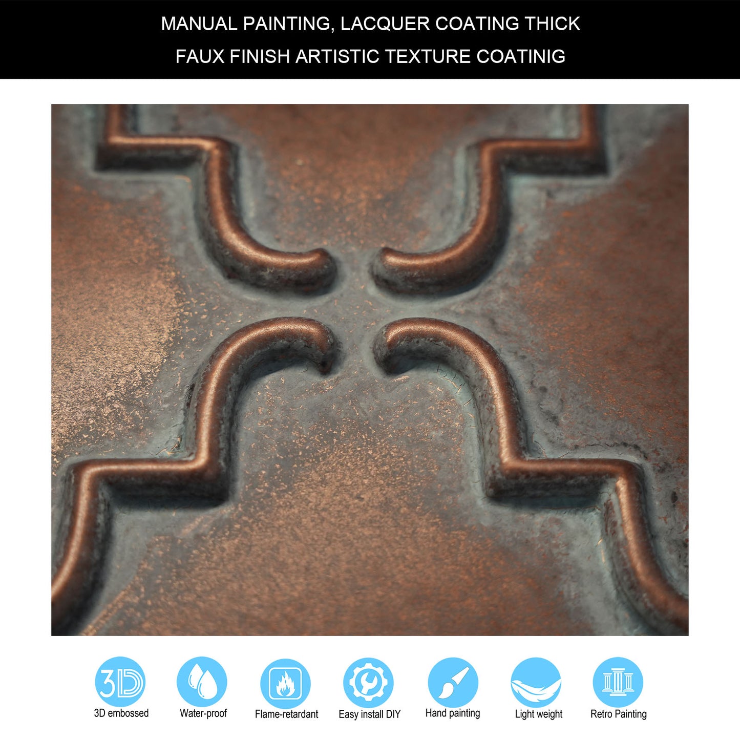 10tiles/lot Aged Decorative Ceiling Panels for Rustic Inns, Guesthouses and Boutique Hotels PLB28