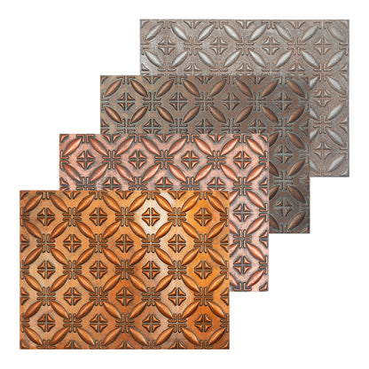 10tiles/lot Textured PVC Ceiling Tiles for Light-Luxury Restaurants, Salons and Beauty Studios PLB38