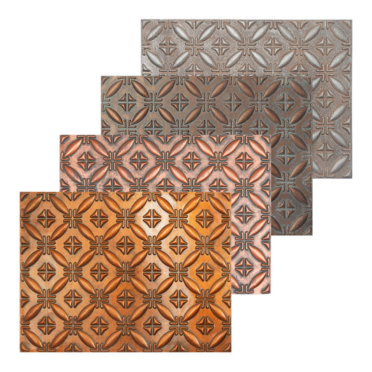 10tiles/lot Textured PVC Ceiling Tiles for Light-Luxury Restaurants, Salons and Beauty Studios PLB38