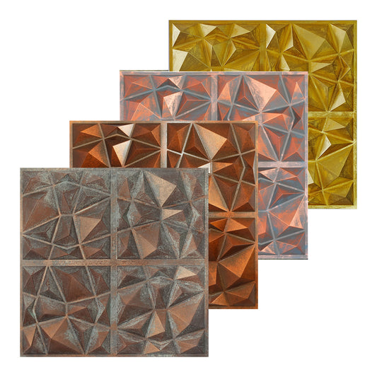 10tiles/lot Decorative PVC Panels for Kitchens, Offices, Living Rooms and Light-Luxury Spaces PLM101