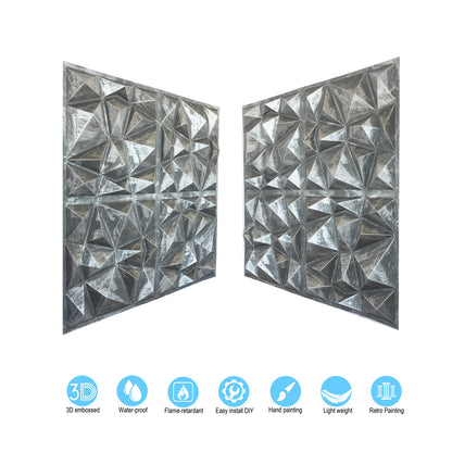 10tiles/lot Artistic Ceiling Tiles for Book Cafés, Literary Shops and Cultural Retail Spaces PLM101