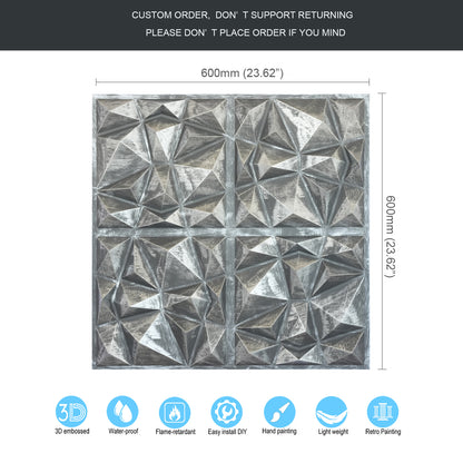 10tiles/lot Artistic Ceiling Tiles for Book Cafés, Literary Shops and Cultural Retail Spaces PLM101