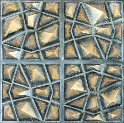 10tiles/lot Artistic Ceiling Tiles for Book Cafés, Literary Shops and Cultural Retail Spaces PLM101