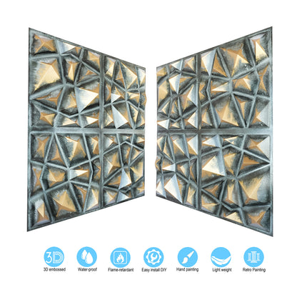 10tiles/lot Artistic Ceiling Tiles for Book Cafés, Literary Shops and Cultural Retail Spaces PLM101