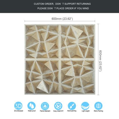 10tiles/lot Vintage Ceiling Tiles for Wine Cellars, Old-World Restaurants and Artistic Rooms PLM101