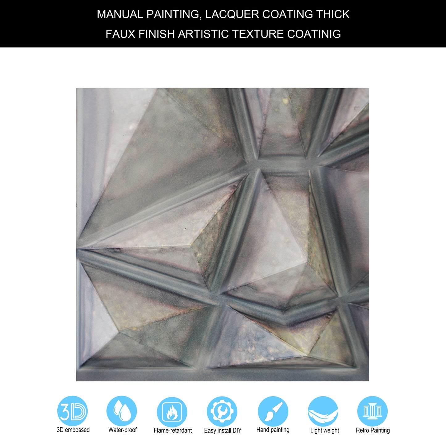 10tiles/lot Artistic Ceiling Tiles for Book Cafés, Literary Shops and Cultural Retail Spaces PLM101