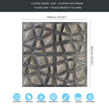 10tiles/lot Artistic Ceiling Tiles for Book Cafés, Literary Shops and Cultural Retail Spaces PLM101