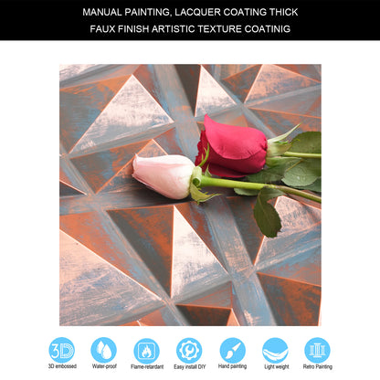 10tiles/lot Decorative PVC Panels for Kitchens, Offices, Living Rooms and Light-Luxury Spaces PLM101