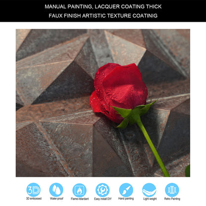 10tiles/lot Decorative PVC Panels for Kitchens, Offices, Living Rooms and Light-Luxury Spaces PLM101