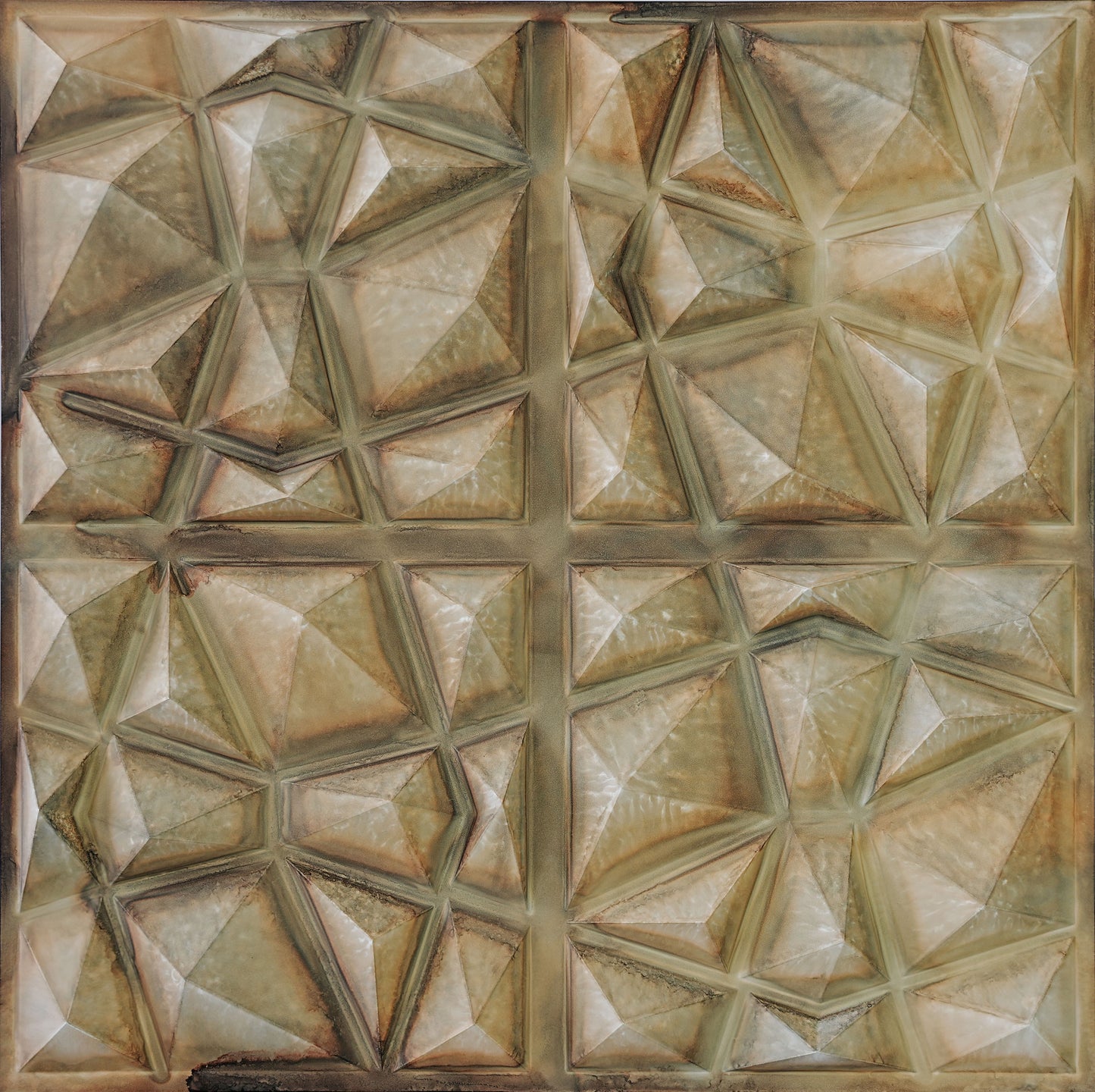 10tiles/lot Vintage Ceiling Tiles for Wine Cellars, Old-World Restaurants and Artistic Rooms PLM101