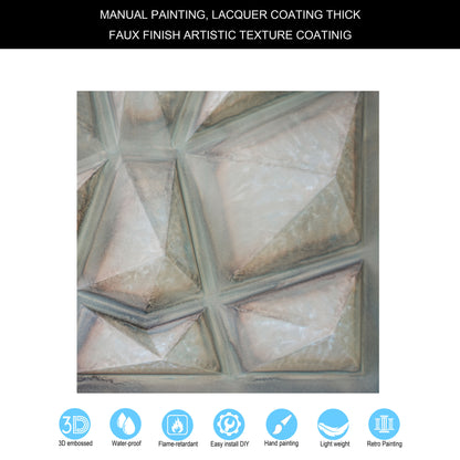 10tiles/lot Vintage Ceiling Tiles for Wine Cellars, Old-World Restaurants and Artistic Rooms PLM101