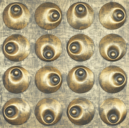 10tiles/lot DIY Faux Metal Ceiling Tile Panels for Café Bars, Studios and Artistic Interiors PLM102