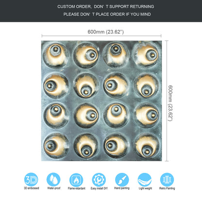 10tiles/lot DIY Faux Metal Ceiling Tile Panels for Café Bars, Studios and Artistic Interiors PLM102