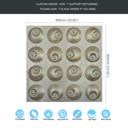 10tiles/lot DIY Faux Metal Ceiling Tile Panels for Café Bars, Studios and Artistic Interiors PLM102