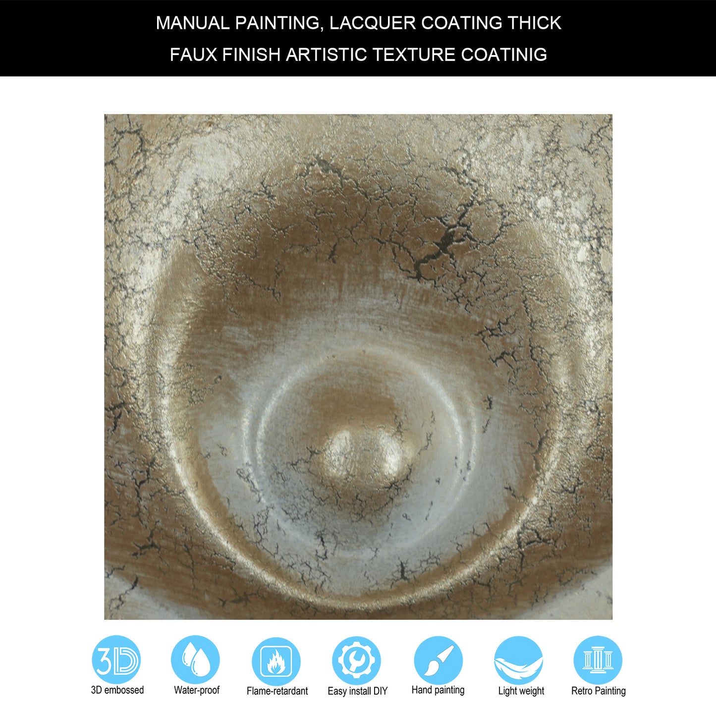 10tiles/lot DIY Faux Metal Ceiling Tile Panels for Café Bars, Studios and Artistic Interiors PLM102