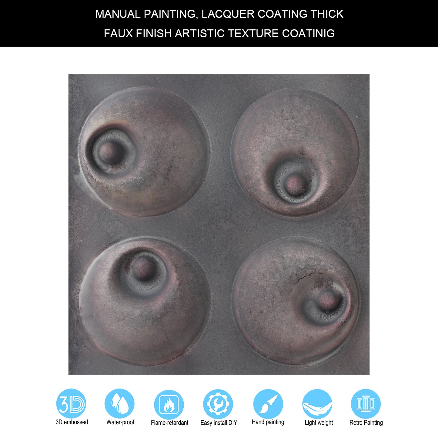 10tiles/lot Artistic Ceiling Tiles for Book Cafés, Literary Shops and Cultural Retail Spaces PLM102