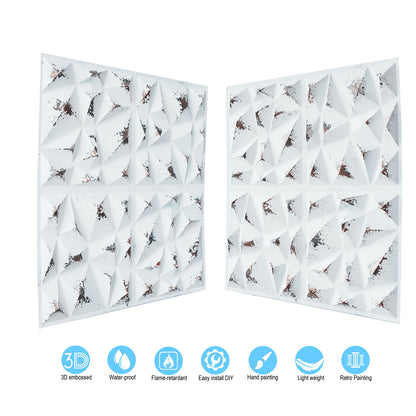 10tiles/lot Vintage Ceiling Tiles for Wine Cellars, Old-World Restaurants and Artistic Rooms PLM101