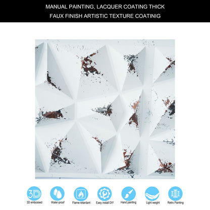 10tiles/lot Vintage Ceiling Tiles for Wine Cellars, Old-World Restaurants and Artistic Rooms PLM101