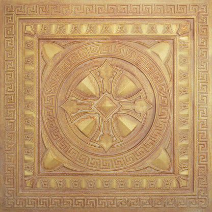 10Pcs Pressed Faux Tin Ceiling Tiles for Heritage Bars, Vintage Restaurants and Boutique Hotels PL01