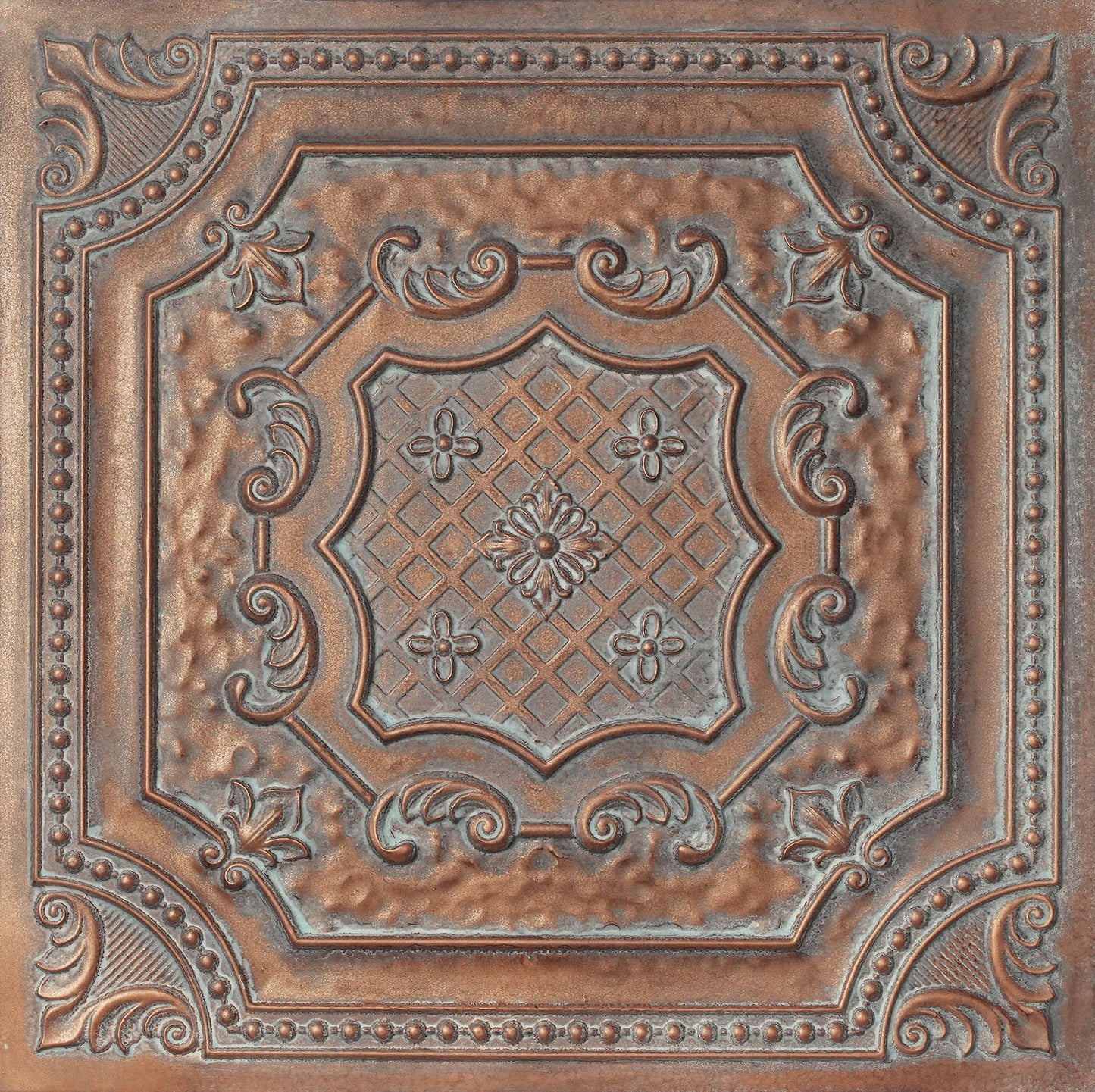 10Pcs Antique Decorative Ceiling Tiles for Classic Inns, Tea Houses and Romantic Interiors PL04