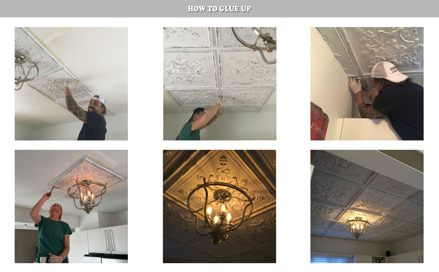 10Pcs Aged Decorative Ceiling Panels for Rustic Inns, Guesthouses and Boutique Hotels PL09