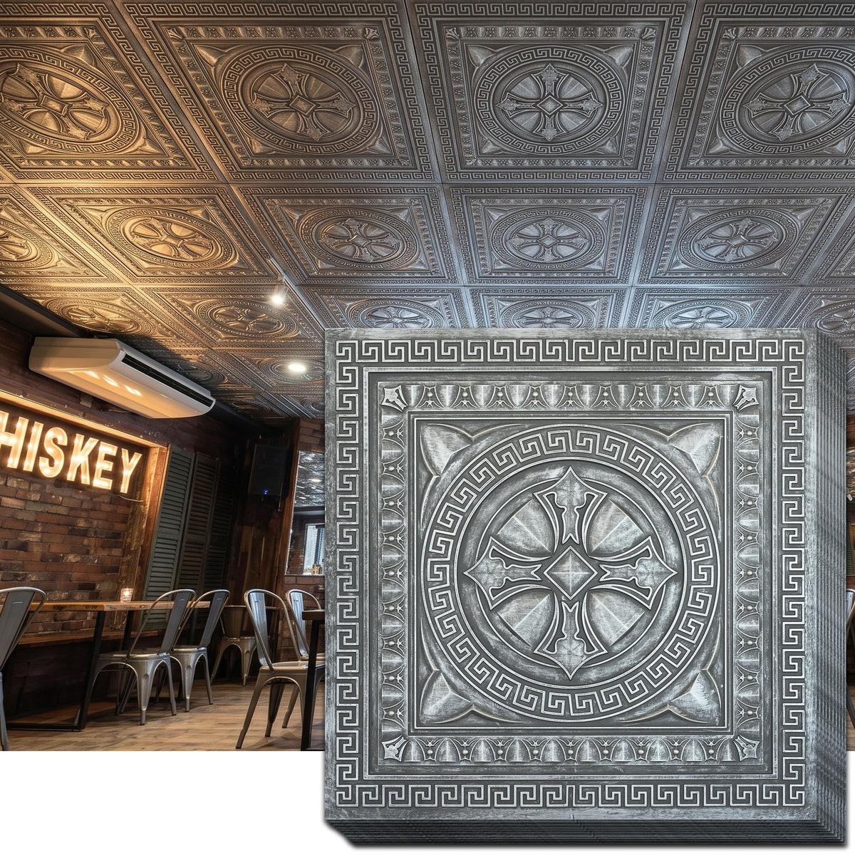 PAINTSDECOR PL01 Antique tin ceiling tiles
